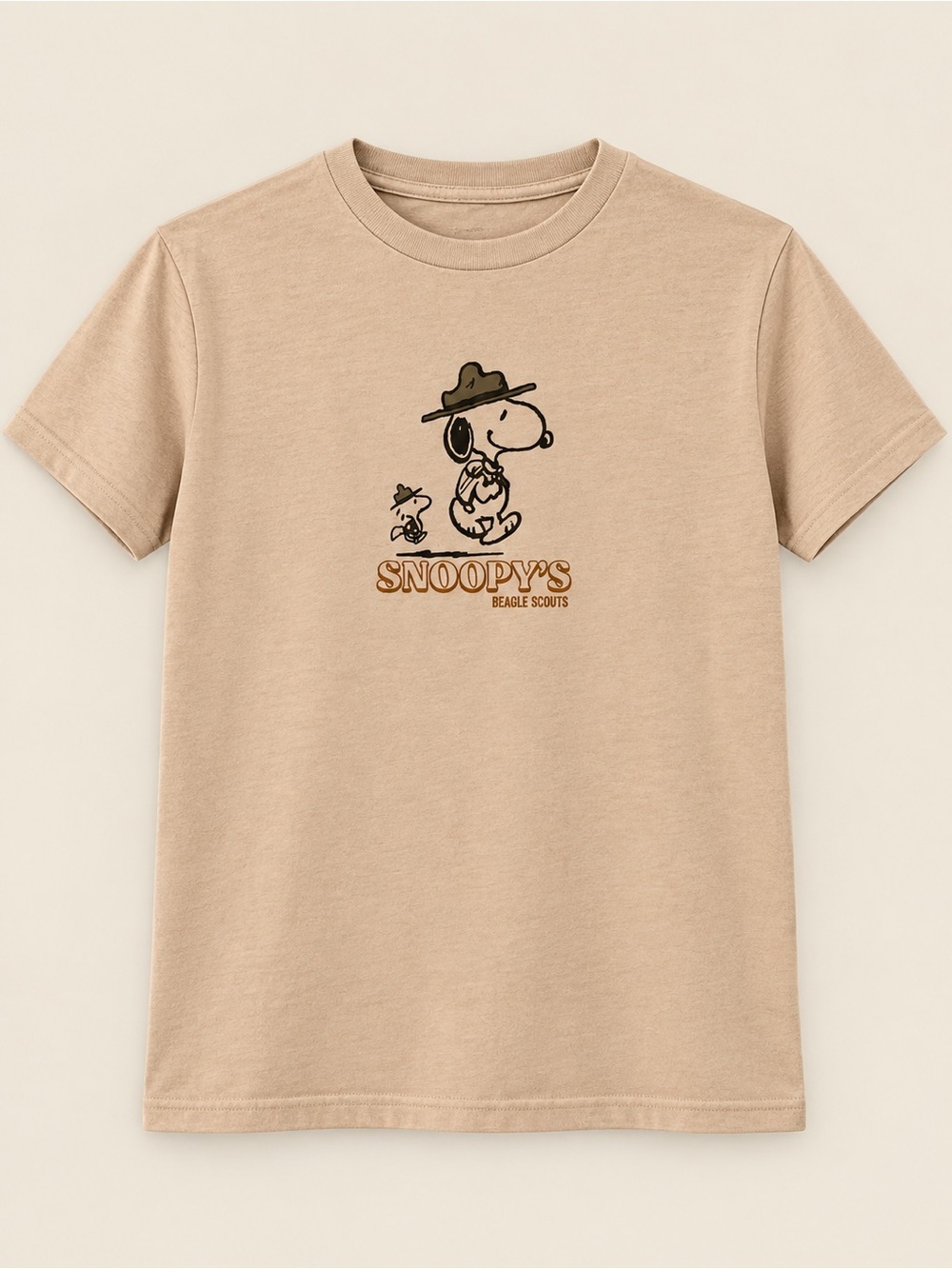 Peanuts Snoopy Beagle Scouts Adventure Graphic T-Shirt
